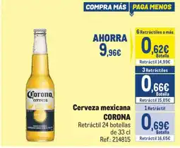 Makro Corona cerveza mexicana oferta