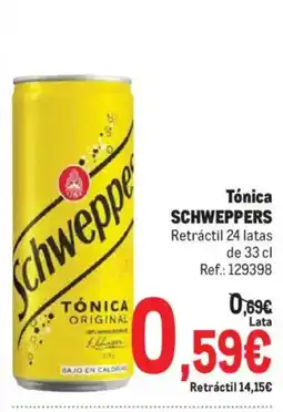 Makro Schweppes Tónica Original oferta