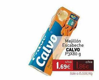 Cuevas Cash Mejillón Escabeche Calvo oferta