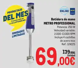 Makro Metro Professional batidora de mano oferta