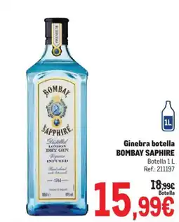Makro Bombay sapphire oferta