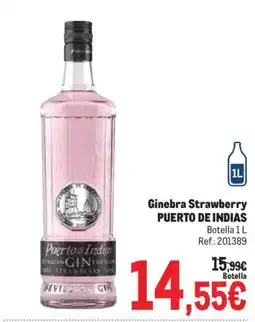 Makro Puerto de Indias ginebra strawberry oferta