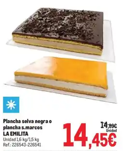Makro la emilita plancha selva negra o plancha s.marcos oferta