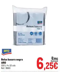 Makro Aro bolsa basura negra oferta