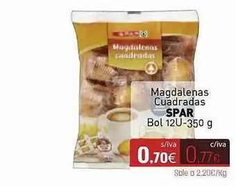 Cuevas Cash Magdalenas Cuadradas Spar oferta