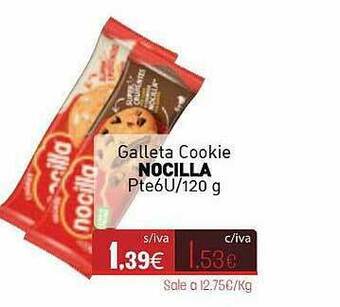 Cuevas Cash Galleta Cookie Nocilla oferta