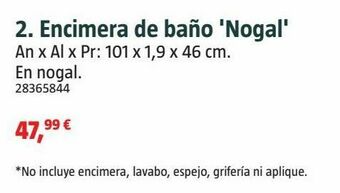 Roca Encimera de baño oferta