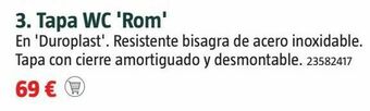 Roca Tapa de wc oferta