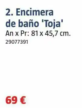 Roca Encimera de baño oferta
