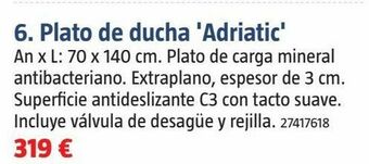 Roca Plato de ducha oferta