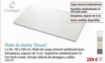 Plato de ducha