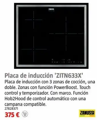 Roca Placa de inducción zanussi oferta