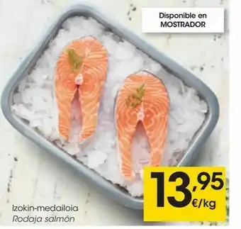 Eroski Rodajas de salmón , el kg oferta