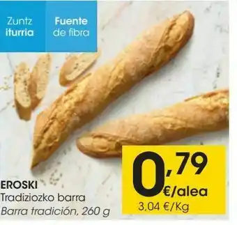 Eroski Barra tradición eroski oferta