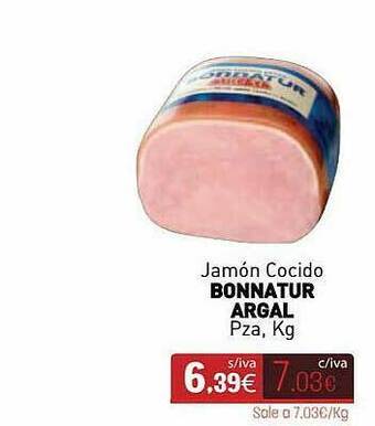 Cuevas Cash Jamón Cocido Bonnatur Argal oferta