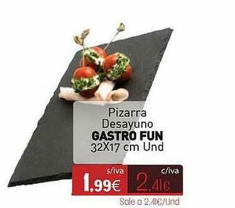 Cuevas Cash Pizarra Desayuno Gastro Fun oferta