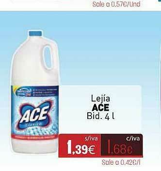 Cuevas Cash Lejía Ace oferta