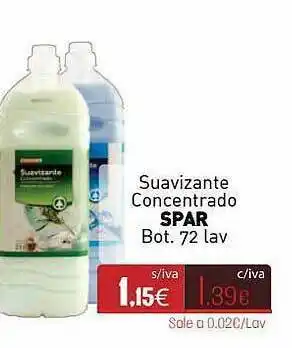 Cuevas Cash Suavizanto Concentrado Spar oferta