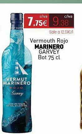 Cuevas Cash Vermouth Rojo Marinero Garvey oferta