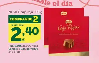 HiperDino Caja roja 100g , nestle oferta