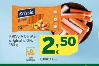 HiperDino Barrita original o 0% 180 g krissia oferta