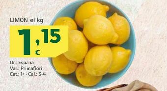 HiperDino Limon , el kg oferta