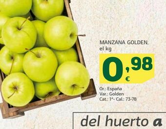 HiperDino Manzana golden , el kg oferta
