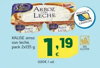 HiperDino Arroz con leche pack 2x135g kalise oferta