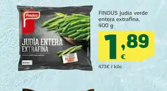 HiperDino Judía verde entera extrafina , 400g findus oferta