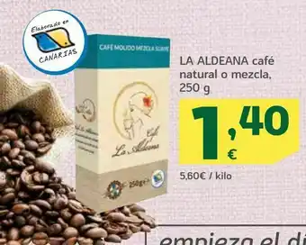 HiperDino Café natural o mezcla , 250g oferta
