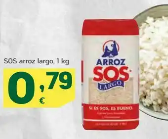HiperDino Arroz largo 1kg sos oferta