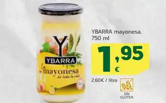 HiperDino Mayonesa 750 ml ybarra oferta