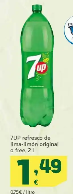 HiperDino De lima limon original o free 7 up oferta