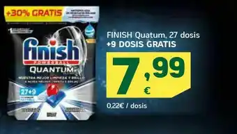 HiperDino Finish quantum , 27 dosis + 9 dosis gratis finish oferta