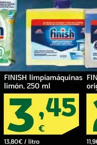 HiperDino Limpiamaquinas limon , 250 ml finish oferta