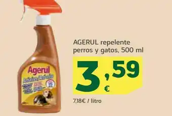 HiperDino Repelente para gatos y perros , 500 ml agerul oferta