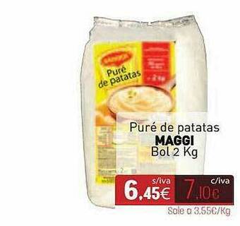 Cuevas Cash Puré De Patatas Maggi Bol oferta