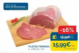 Supermercados La Despensa Filetes ternera o añojo 1ªA oferta