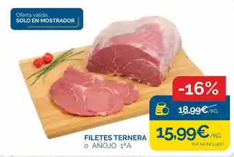 Filetes ternera o añojo 1ªA