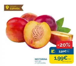 Cash Ecofamilia Nectarina red jim 1ª categoría oferta