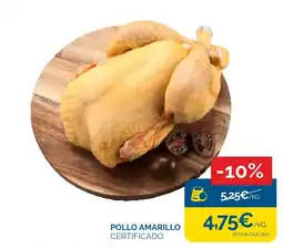 Cash Ecofamilia Pollo amarillo certificado oferta