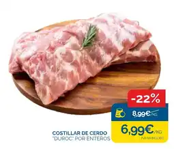 Cash Ecofamilia Costillar de cerdo "Duroc" por enteros oferta
