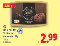 Lidl Bon gelati tarrina de chocolate chips oferta
