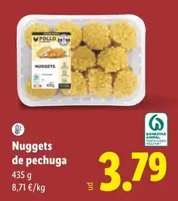 Lidl Pollo nuggets de pechuga oferta