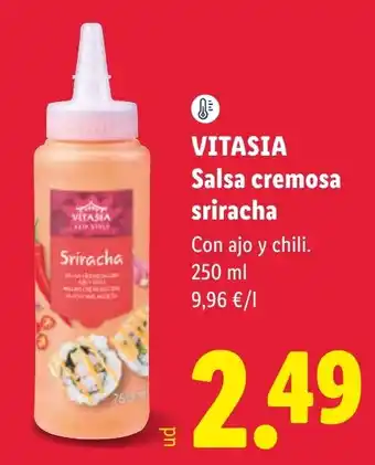 Vitasia salsa cremosa sriracha