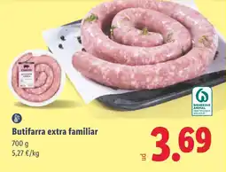 Lidl Butifarra extra familiar oferta