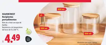 Silvercrest recipientes portaalimentos