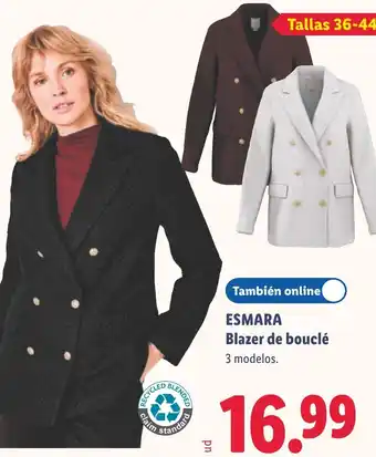 Esmara blazer de bouclé