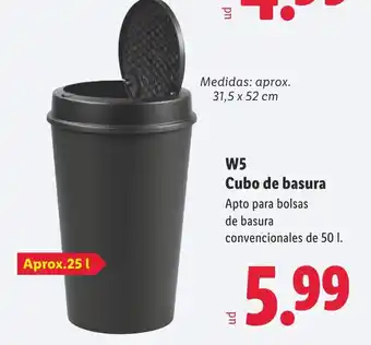 W5 cubo de basura