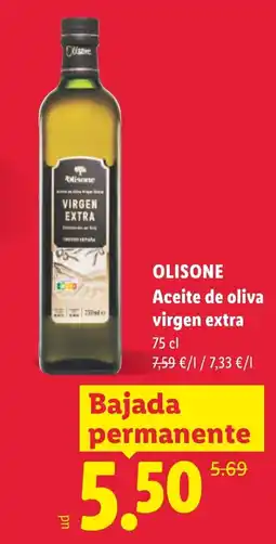 Lidl Olisone aceite de oliva virgen extra oferta